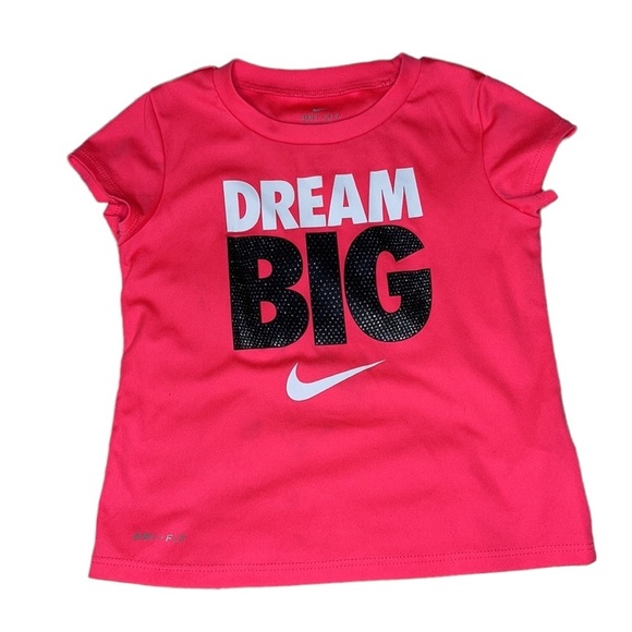 Nike Dri-Fit Girls Top Pink Size 4T - Picture 1 of 6
